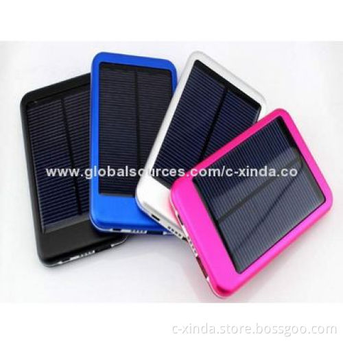 Solar Mobile Phone Charger, 5,000mAh/7,000mAh Lithium Battery & Poly-silicone 0.7W/5V/140mA